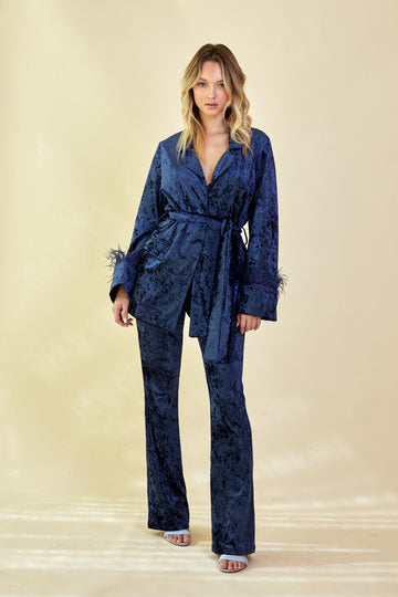 VITA VELVET JACKET NAVY