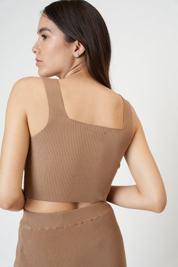 TATIANA Crop-top Sand